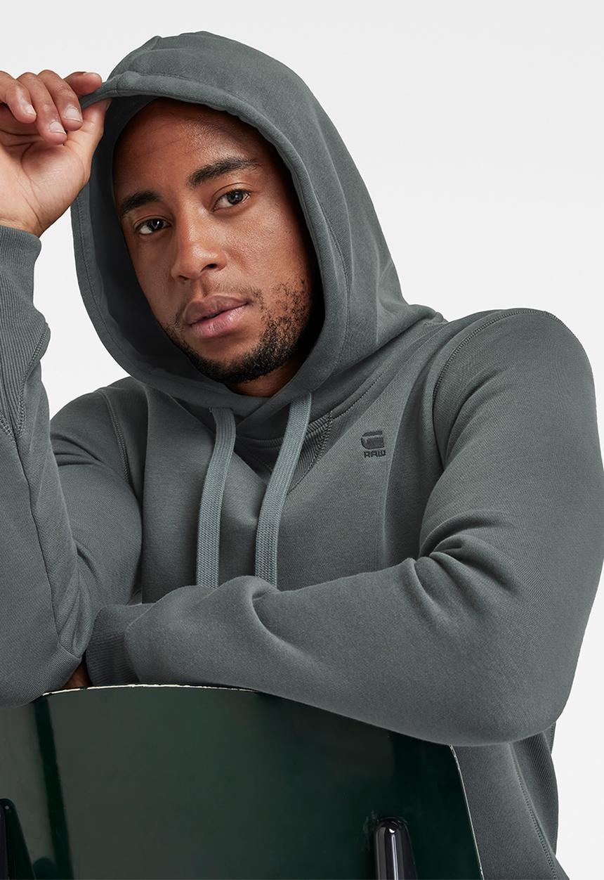 G-STAR - Premium core hooded sweater - graphite