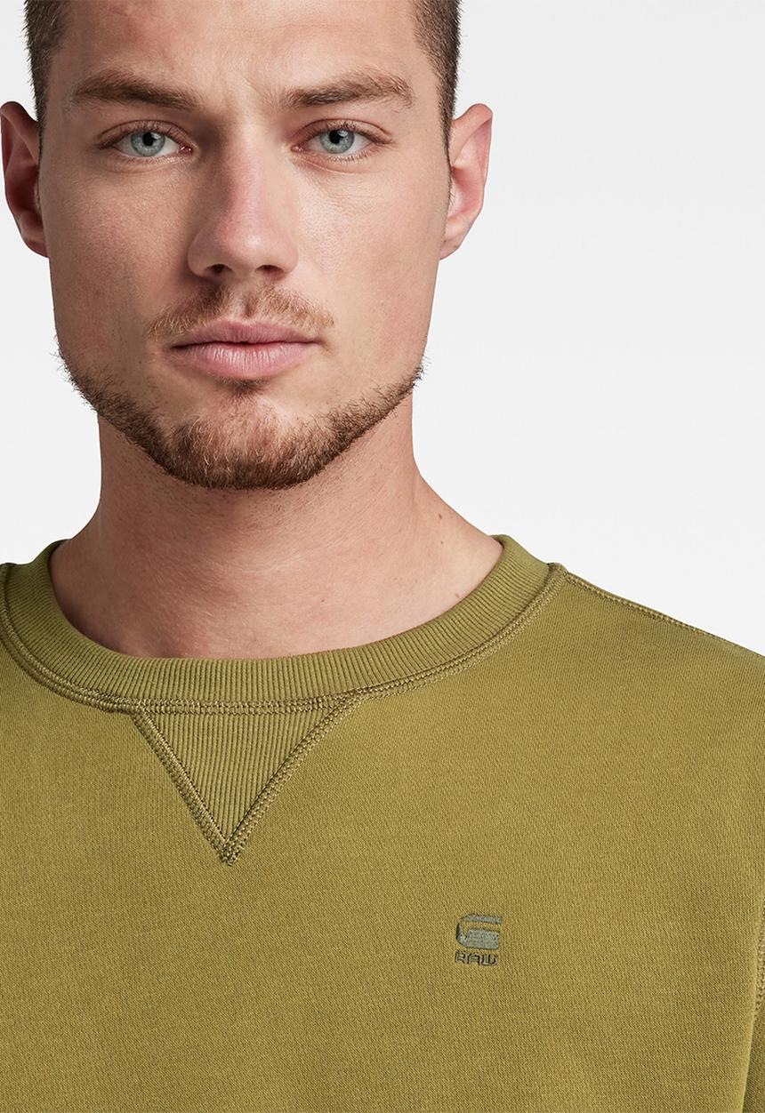 G-STAR - Premium core sweater - light antic green