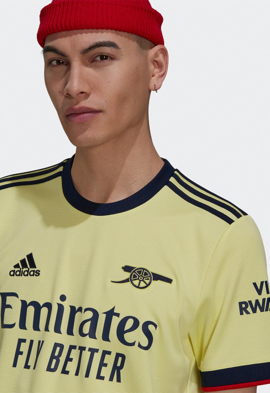 adidas Performance - ARSENAL 21/22 AWAY JERSEY - pearl citrine