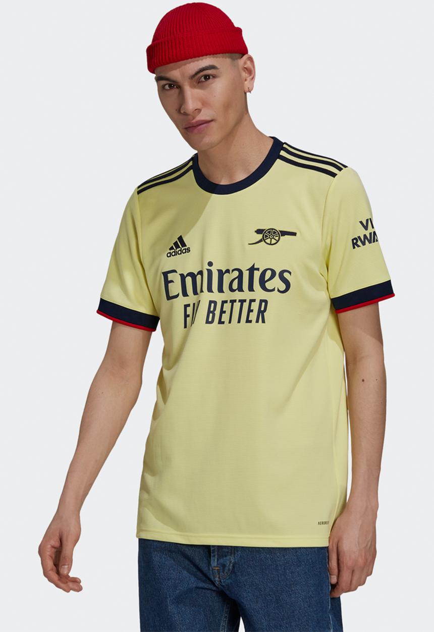 adidas Performance - ARSENAL 21/22 AWAY JERSEY - pearl citrine