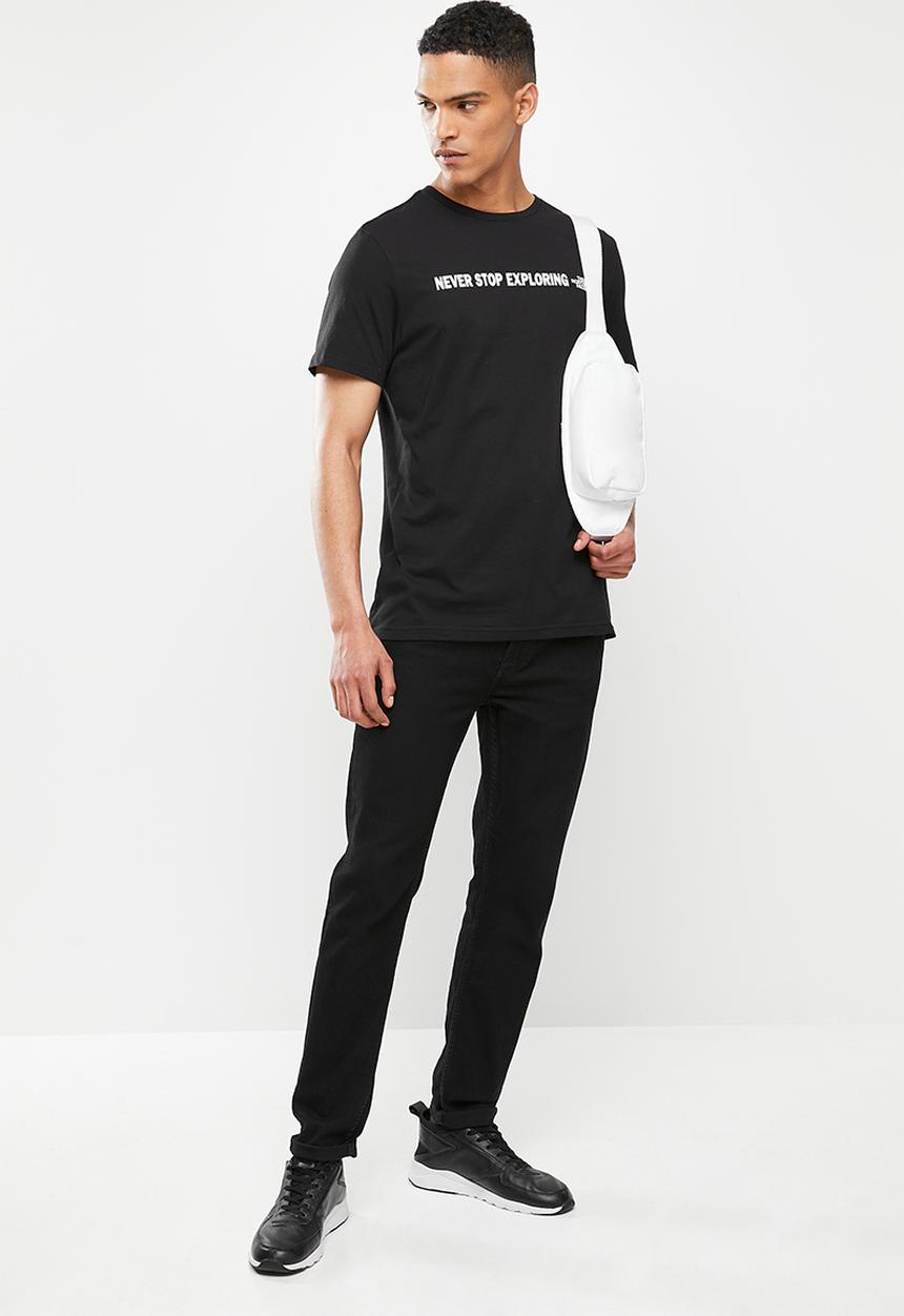 The North Face - Mens short sleeve open gate tee - black