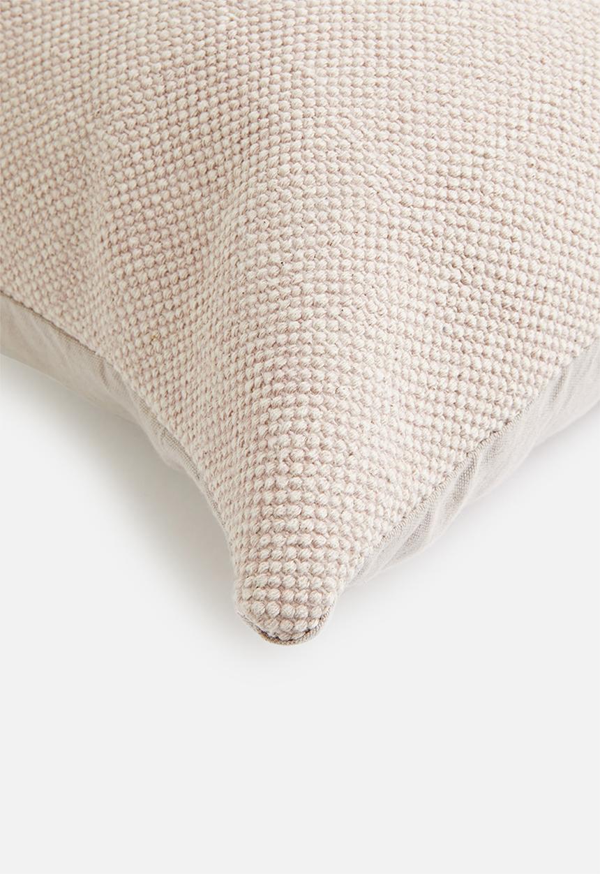 Sixth Floor - Stonewashed canvas cushion cover - blush