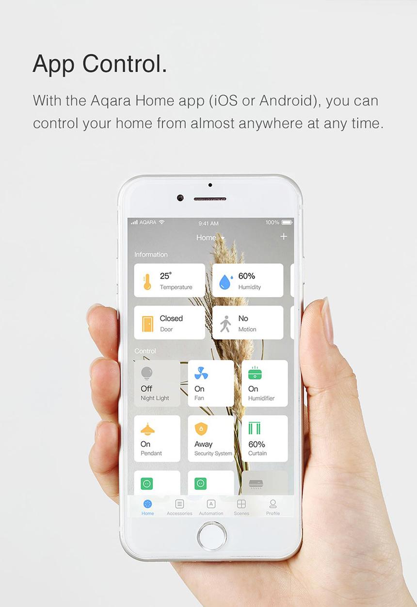 Aqara - Temperature & humidity sensor - white