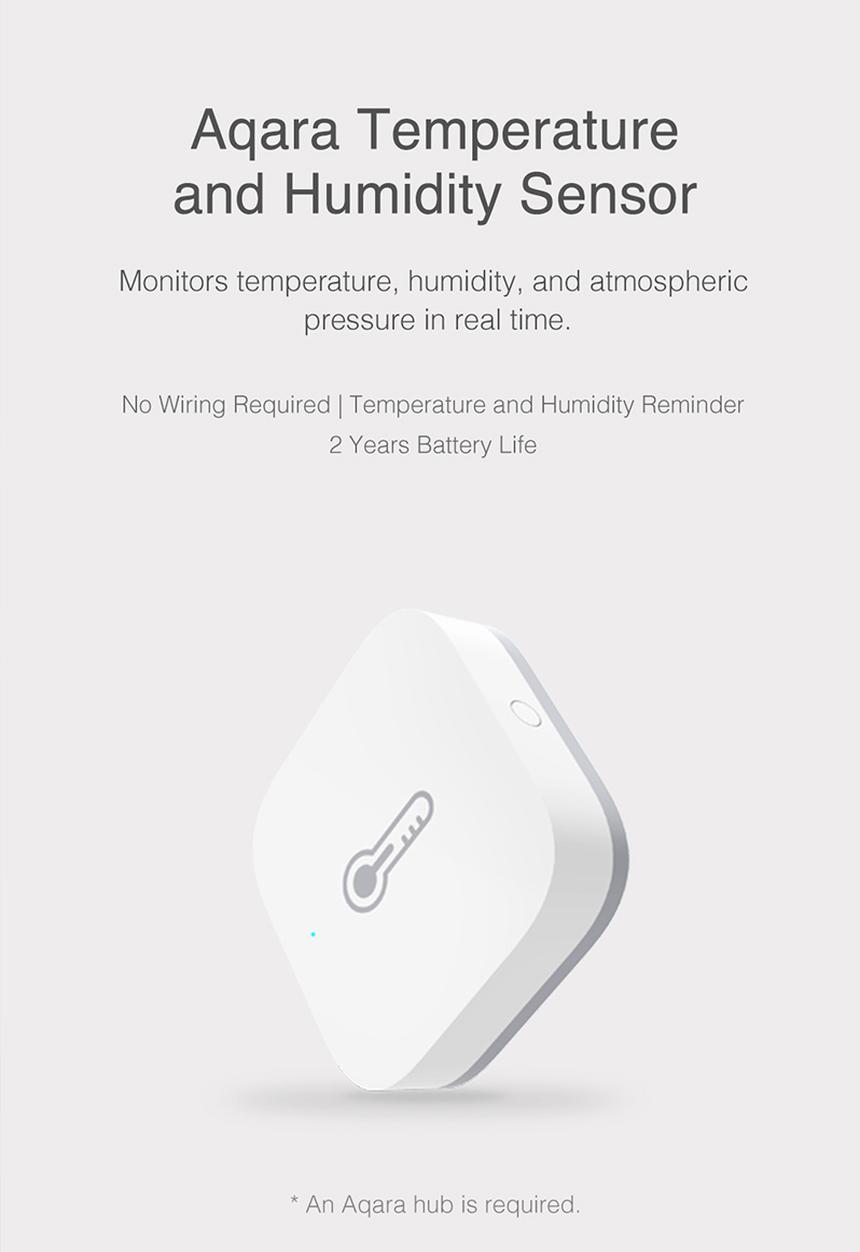 Aqara - Temperature & humidity sensor - white