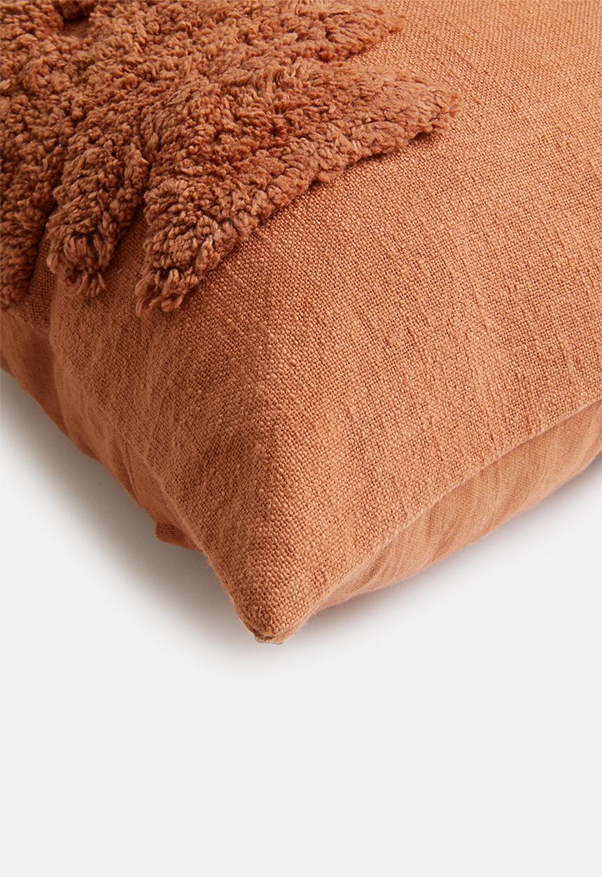 Sixth Floor - Maya tufted cushion cover - rust