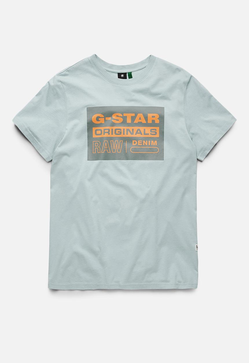 G-STAR - Originals logo T-shirt - synthetic blue
