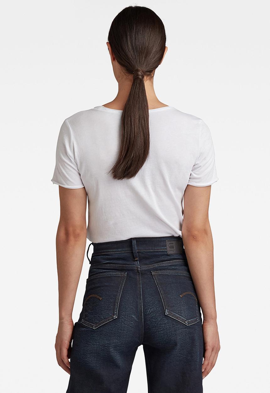 G-STAR - Raw. slim graphic - white