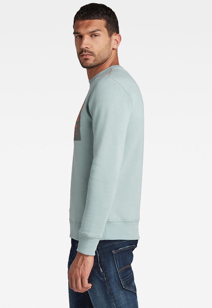 G-STAR - Original label R sweater - synthetic blue