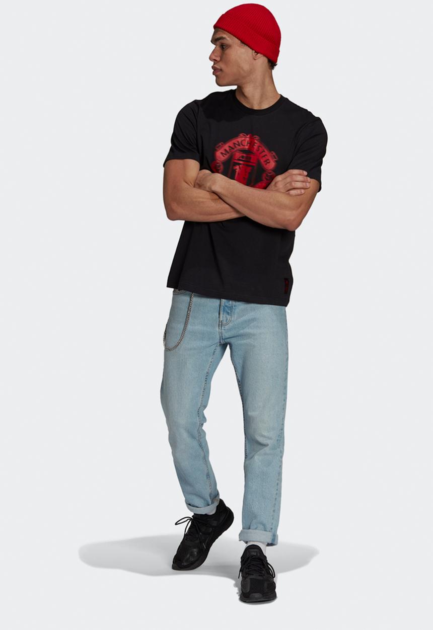 adidas Performance - MANCHESTER UNITED TEE - black