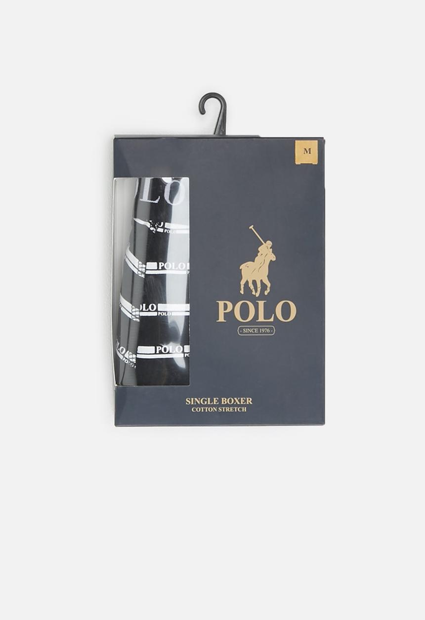 POLO - Ben polo print boxer - black