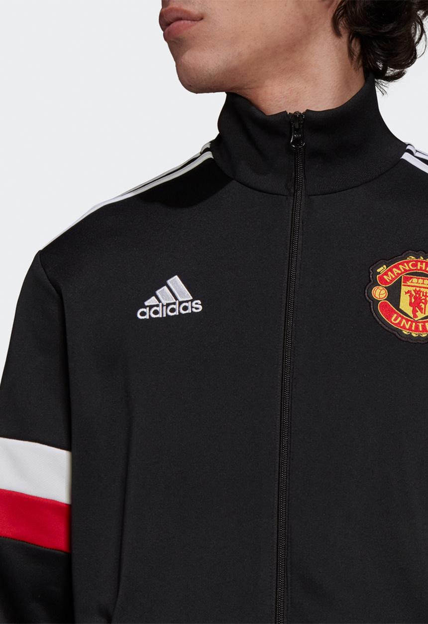 adidas Performance - MANCHESTER UNITED 3-STRIPES TRACK TOP - black