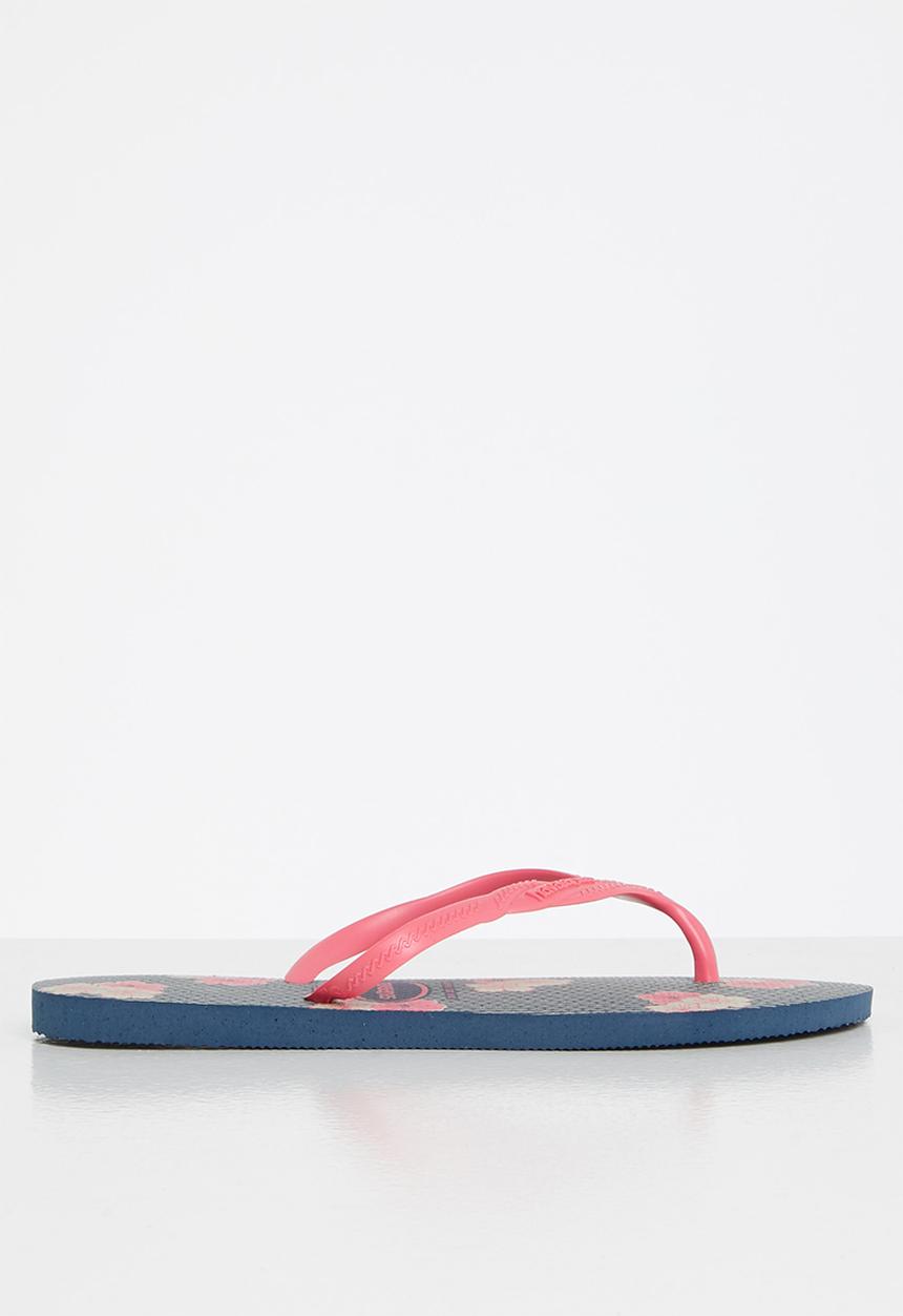 Havaianas - Fantasia romantica - indigo blue & pink 