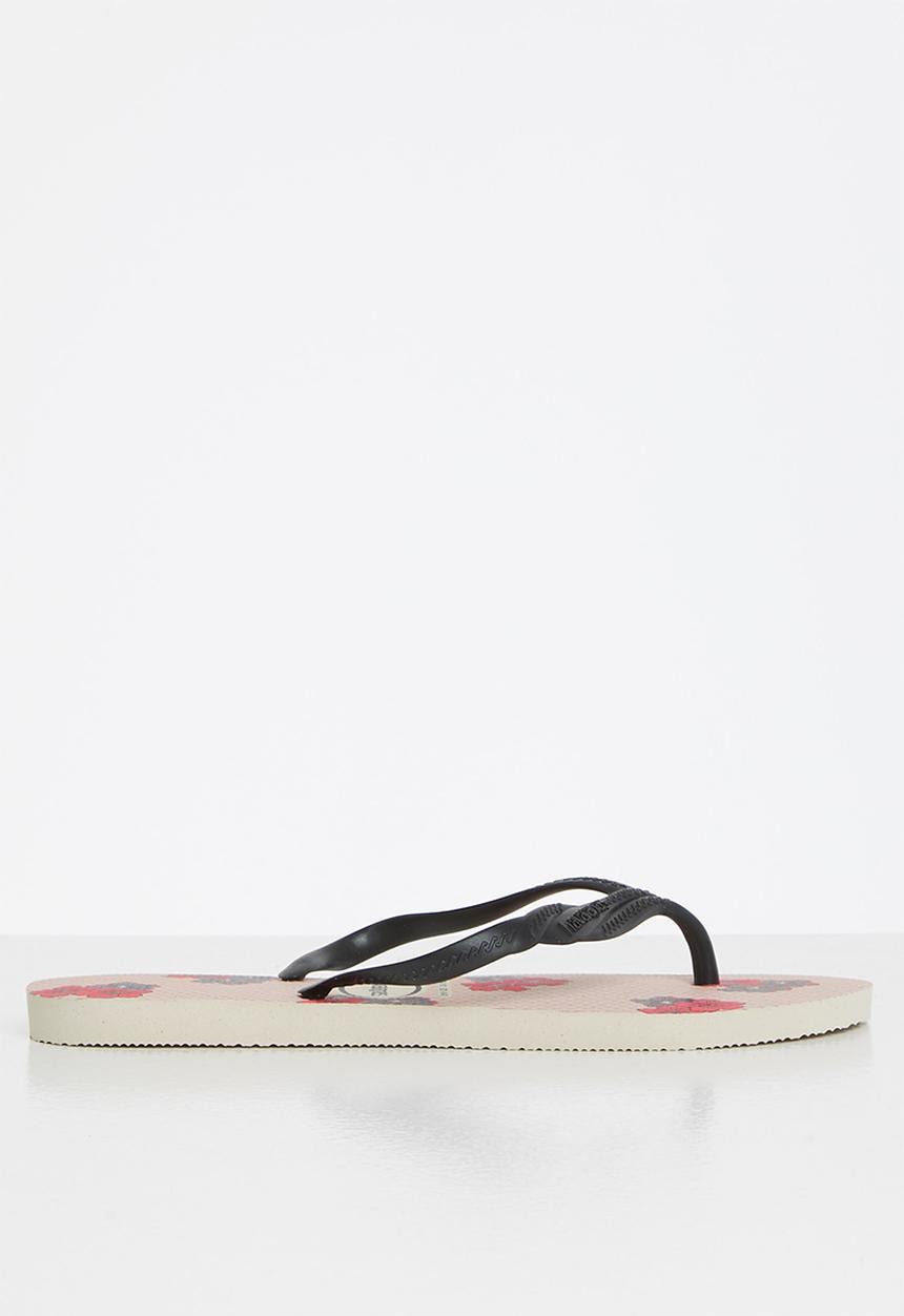 Havaianas - Fantasia romantica - beige & black