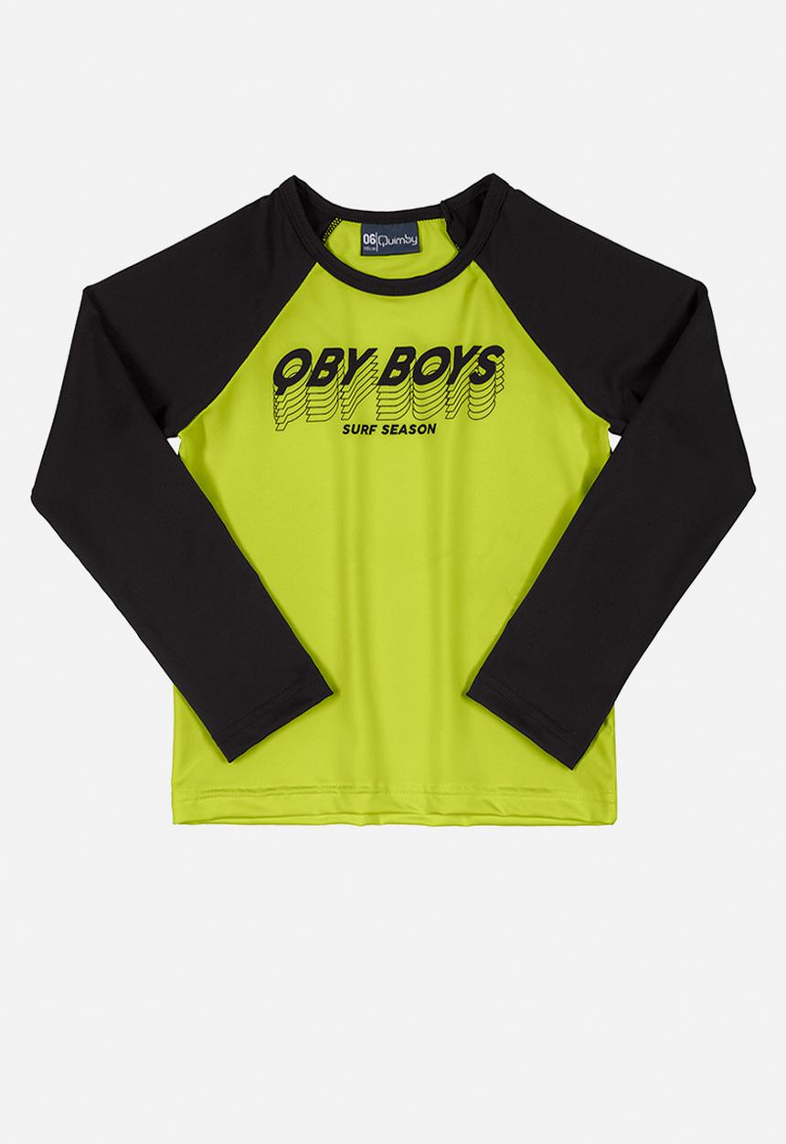 Quimby - Boys swimming tee - green