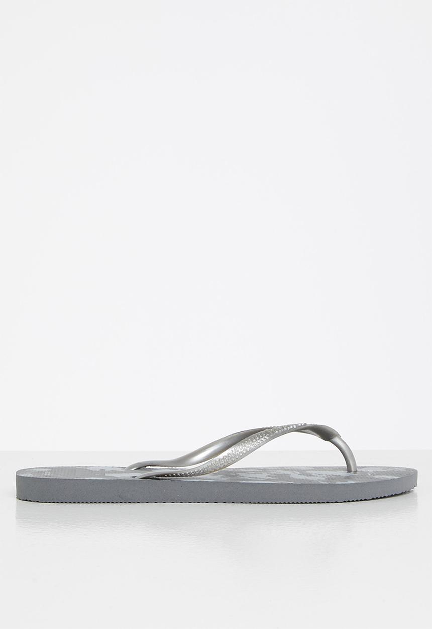 Havaianas - Slim animals - grey aco/silver bright
