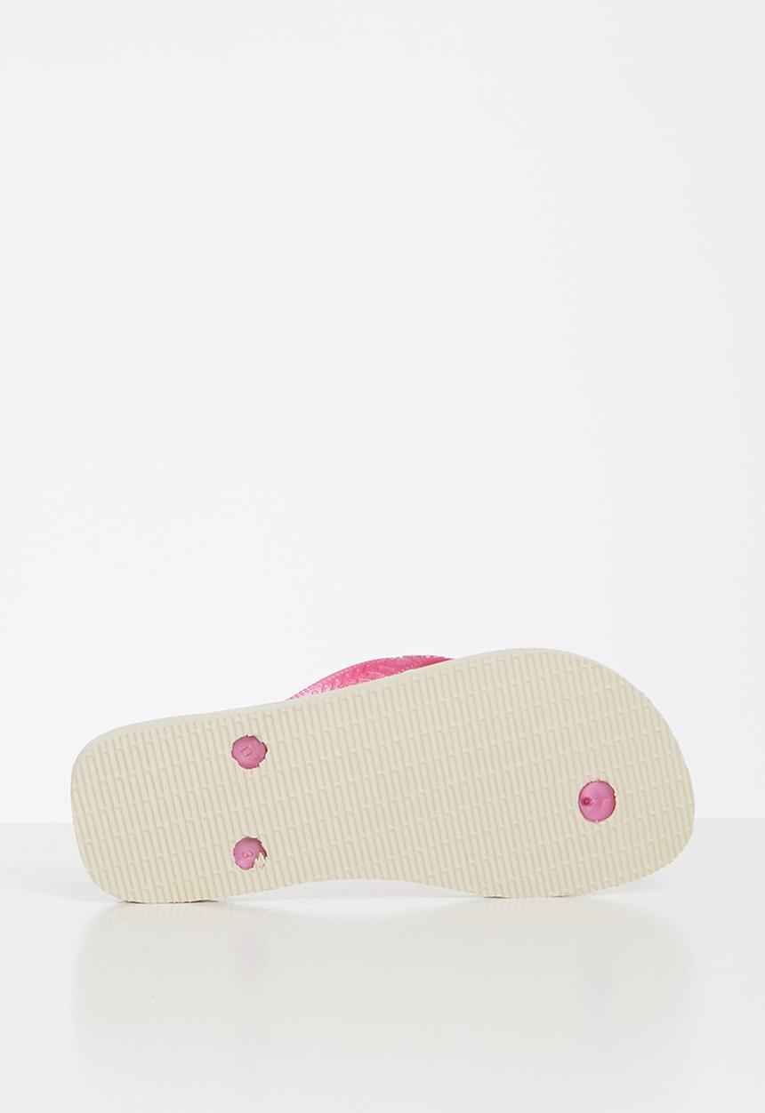 Havaianas - Kids flores - beige & pink