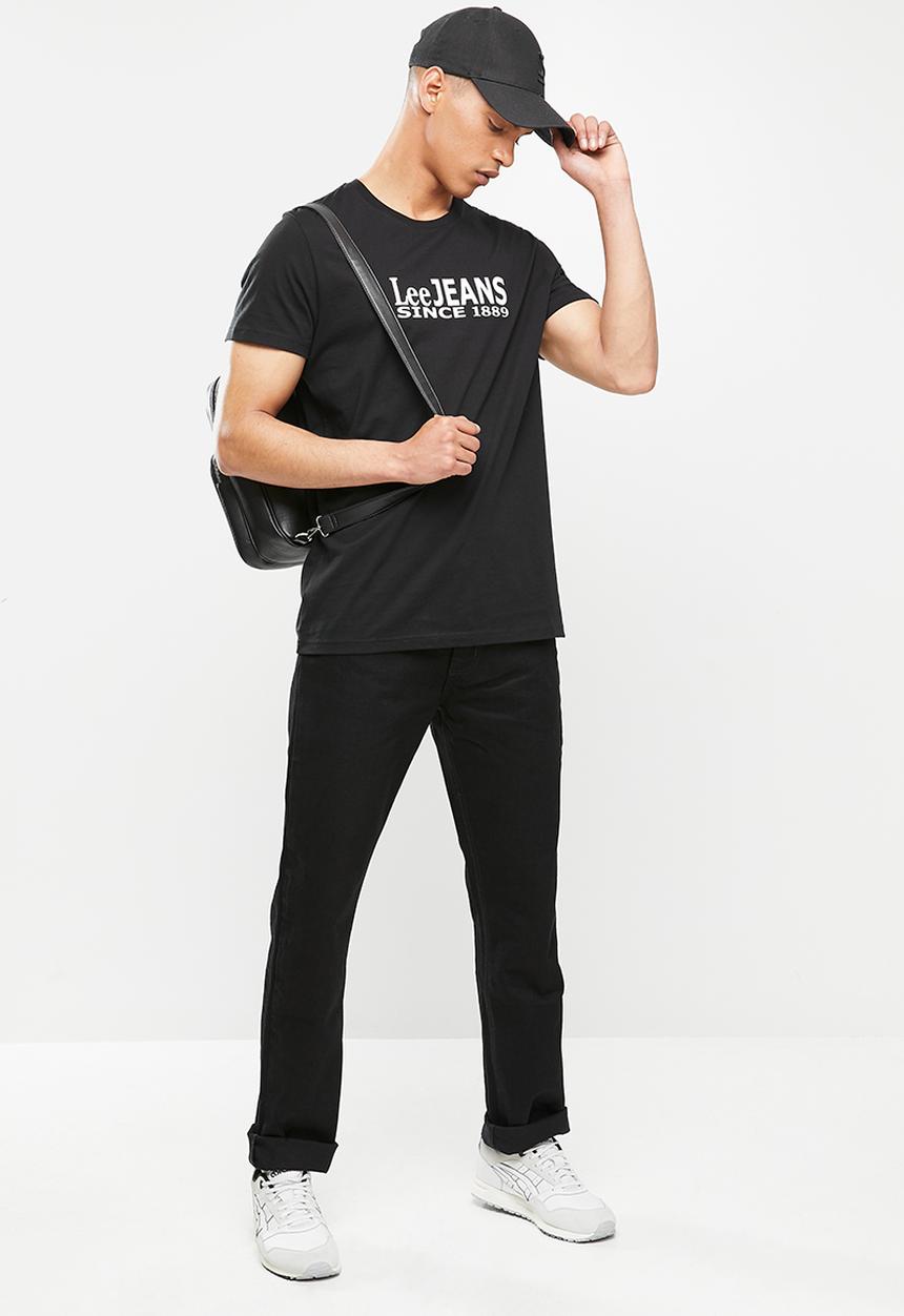 Lee  - Brooklyn regular straight leg jeans - black