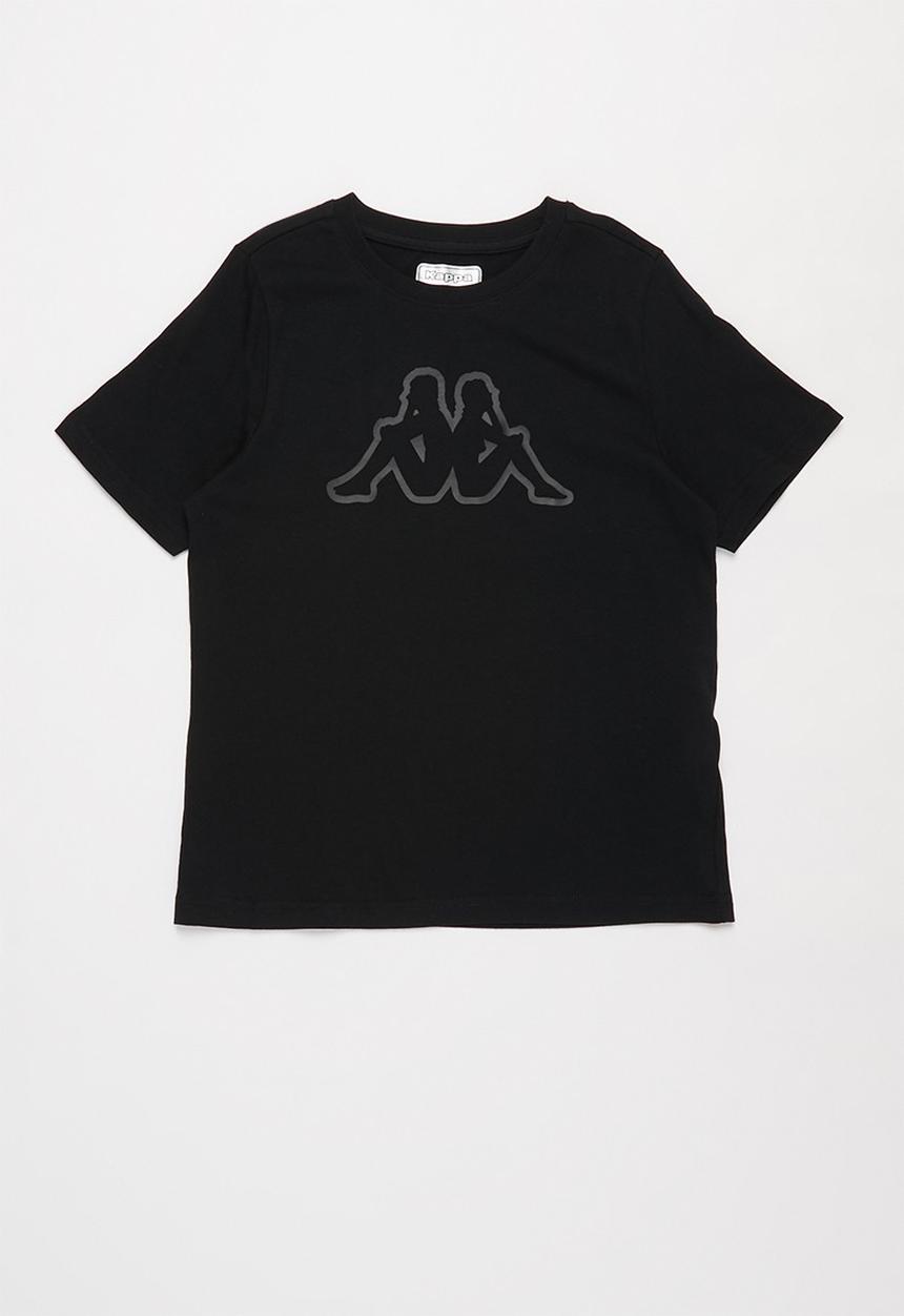 KAPPA - Logo cost slim fit tee - black