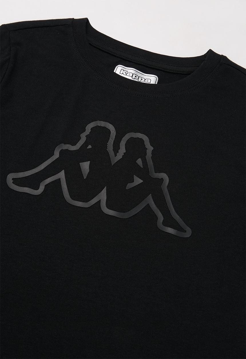 KAPPA - Logo cost slim fit tee - black