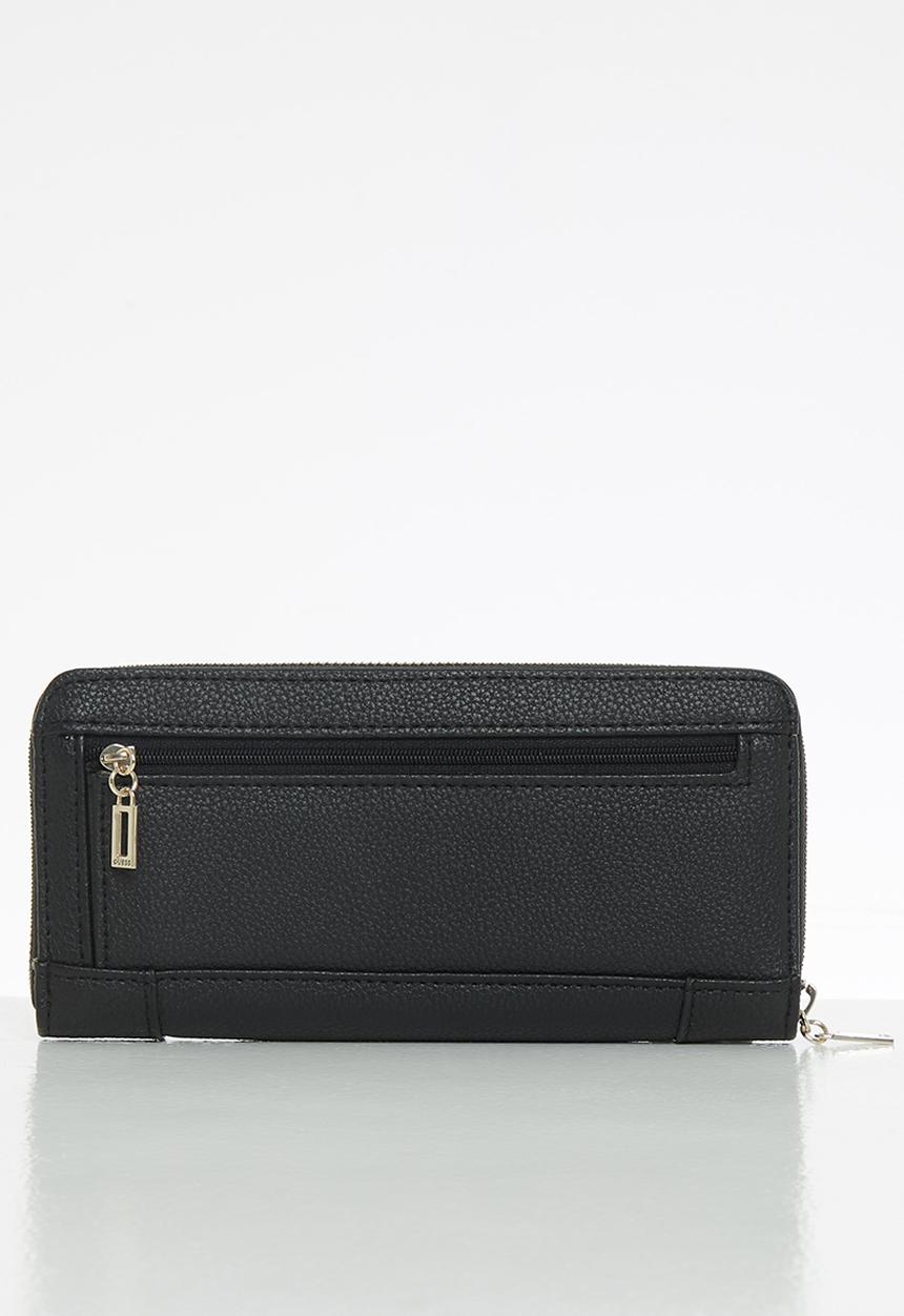 GUESS - Naya slg large zip around - black