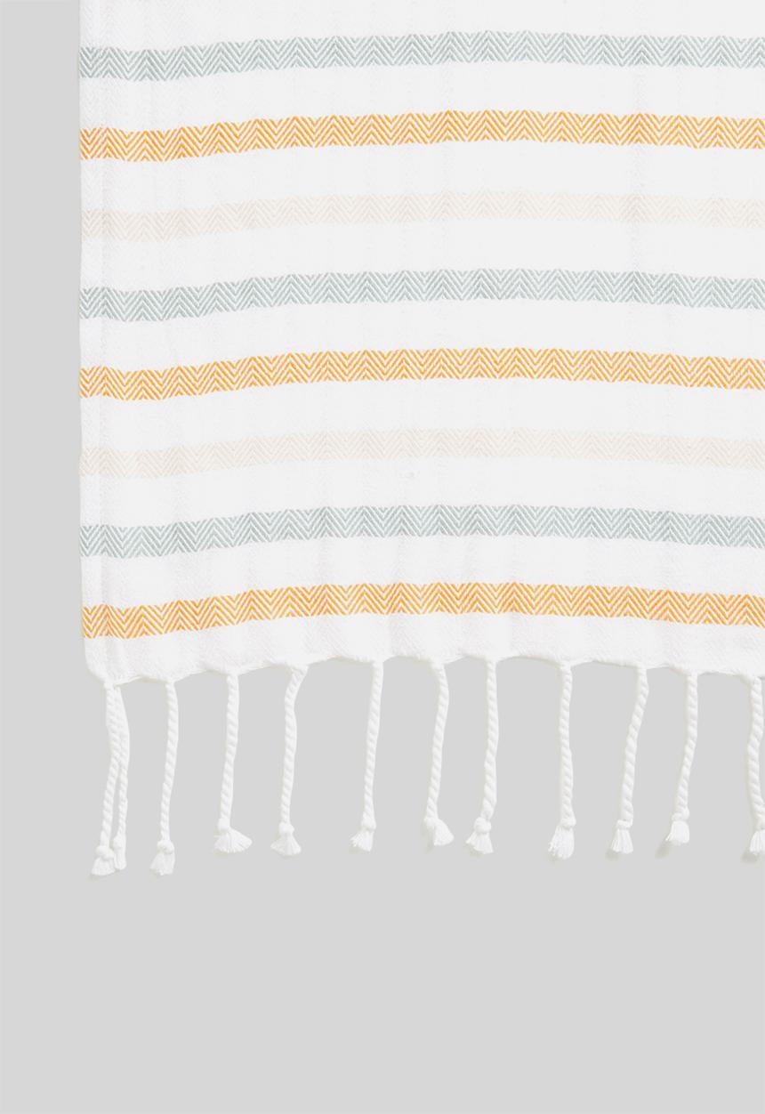 Linen House - Hammam towel - whitehaven marigold