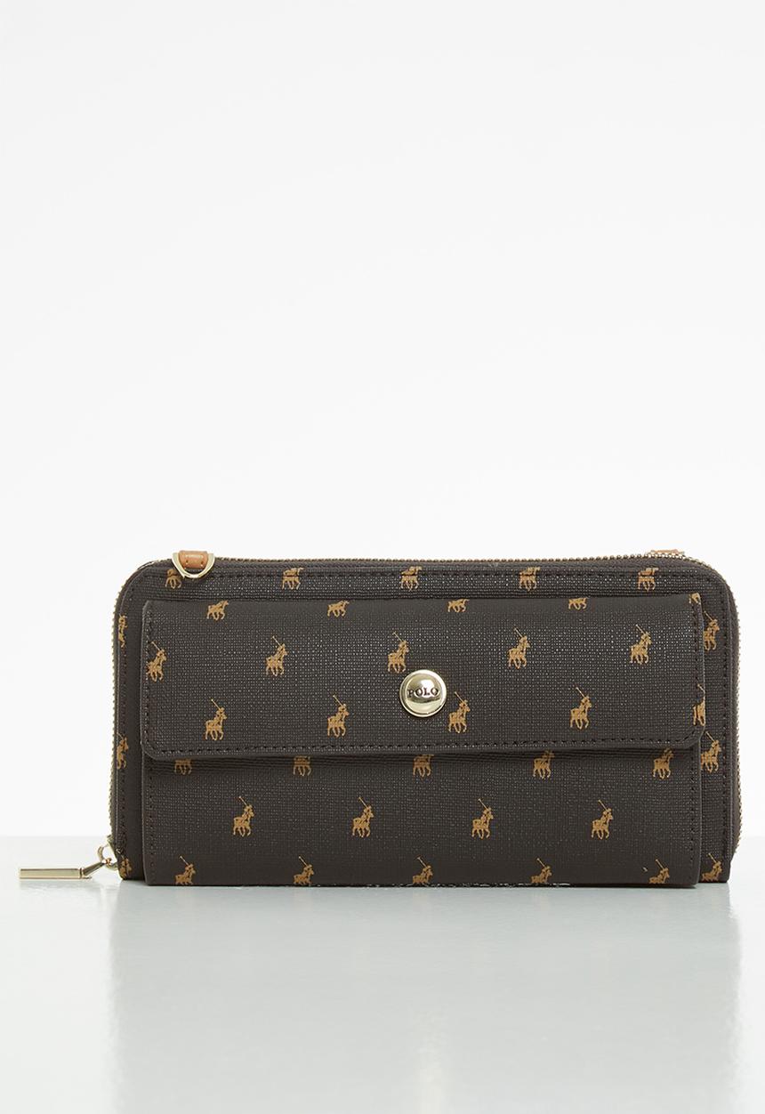 POLO - Polo iconic phone sling - brown