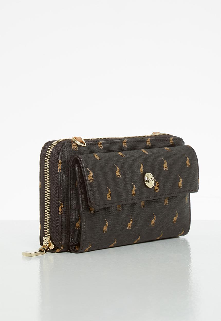 POLO - Polo iconic phone sling - brown