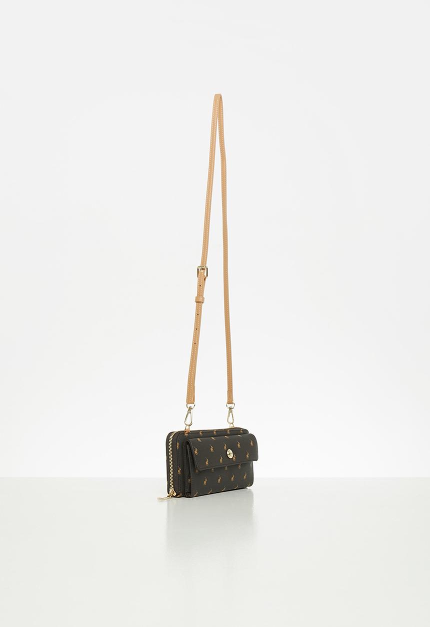 POLO - Polo iconic phone sling - brown