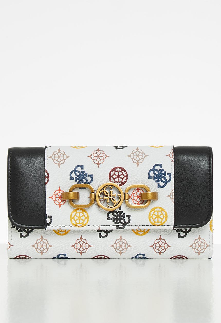 GUESS - Noelle slg multi clutch - white