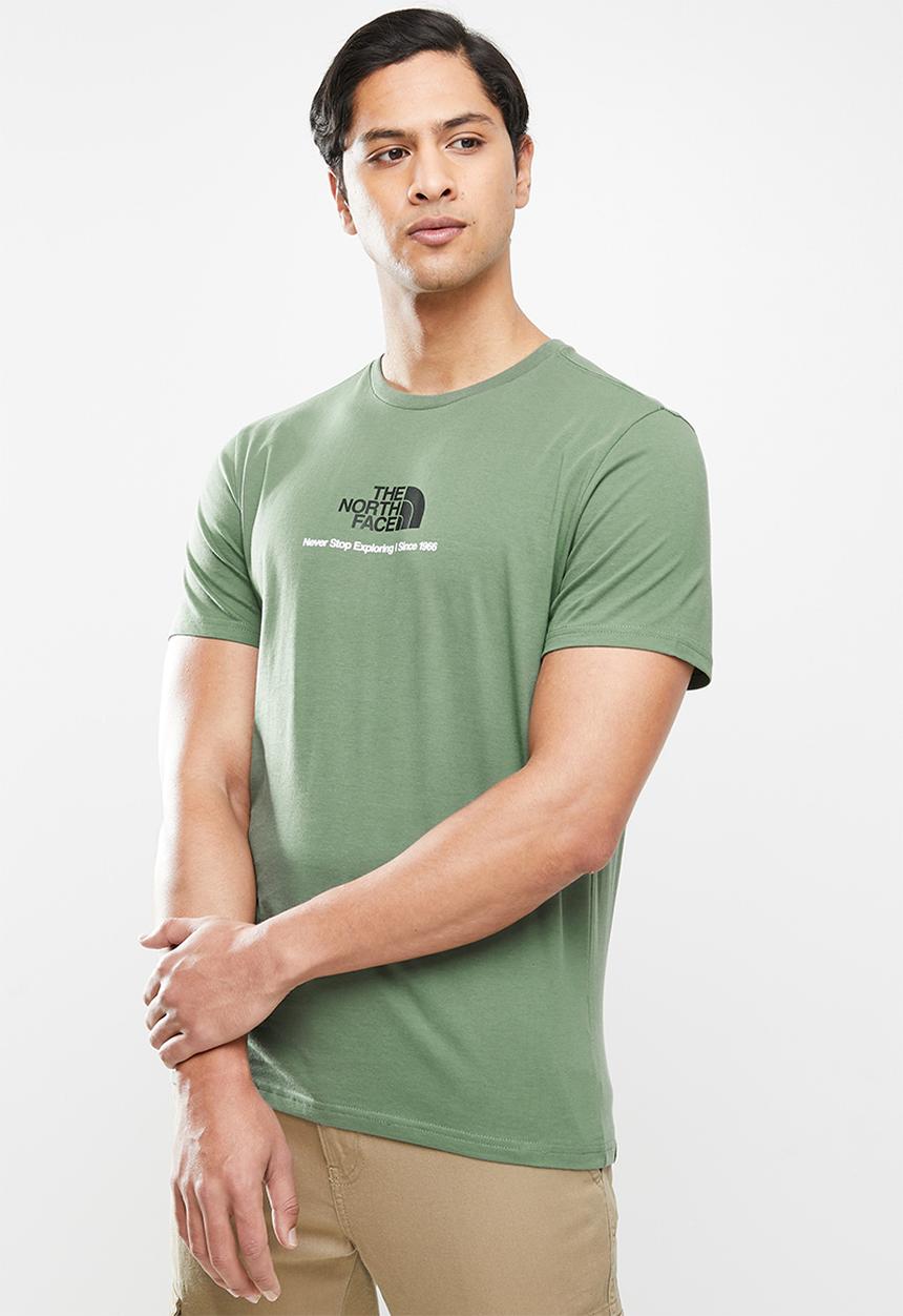 The North Face - Mens new climb tee - laurel wreath green