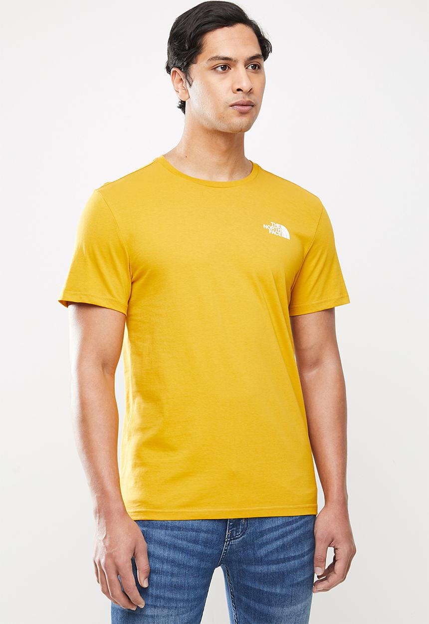 The North Face - Short sleeve simple dome tee - yellow