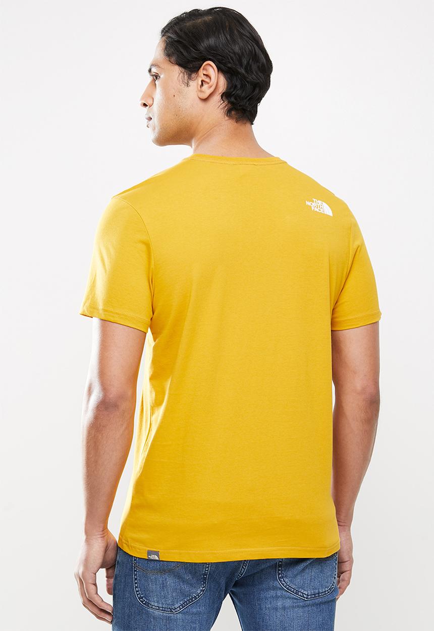 The North Face - Short sleeve simple dome tee - yellow