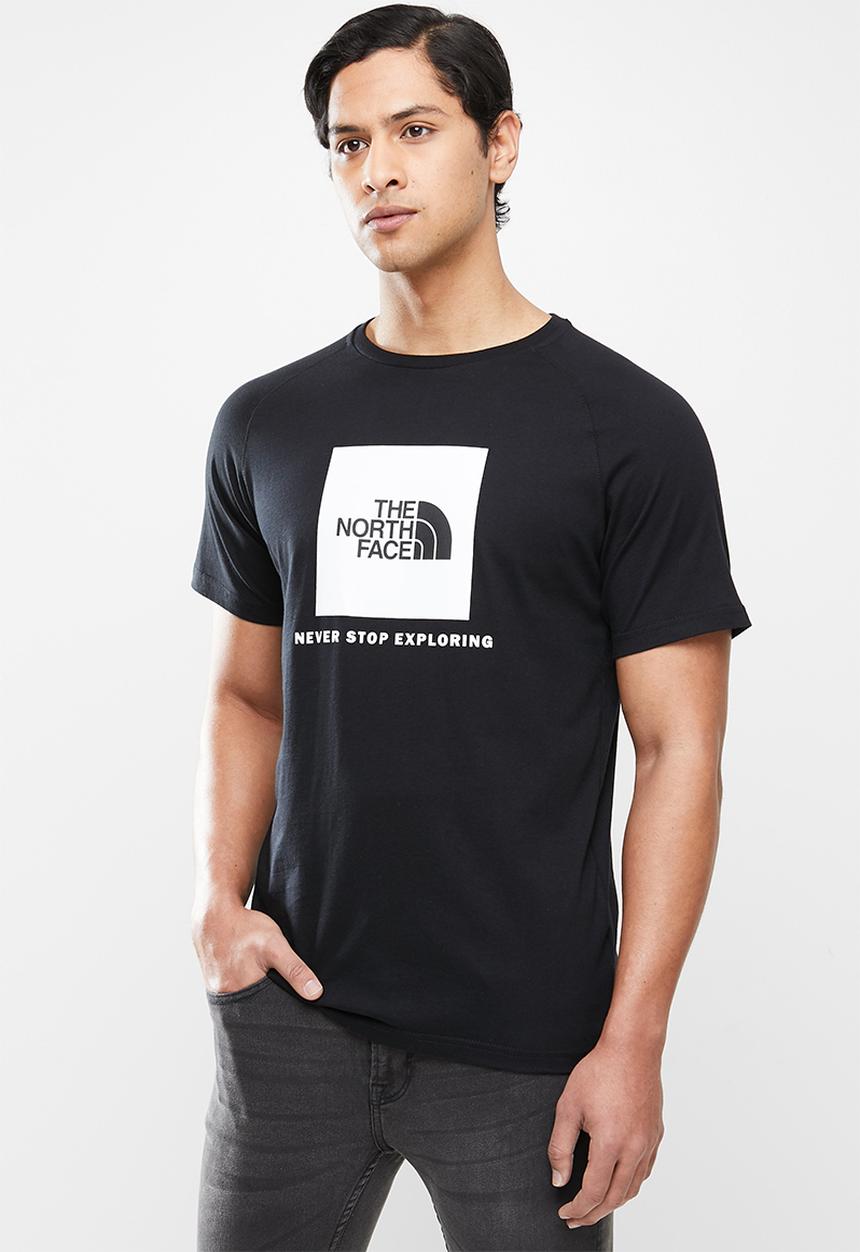 The North Face - Raglan short sleeve redbox tee - black