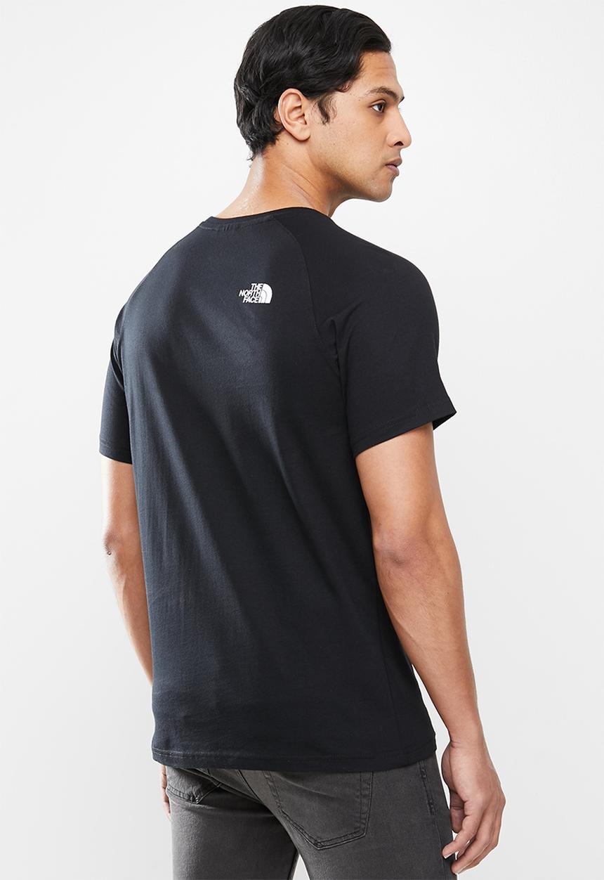 The North Face - Raglan short sleeve redbox tee - black