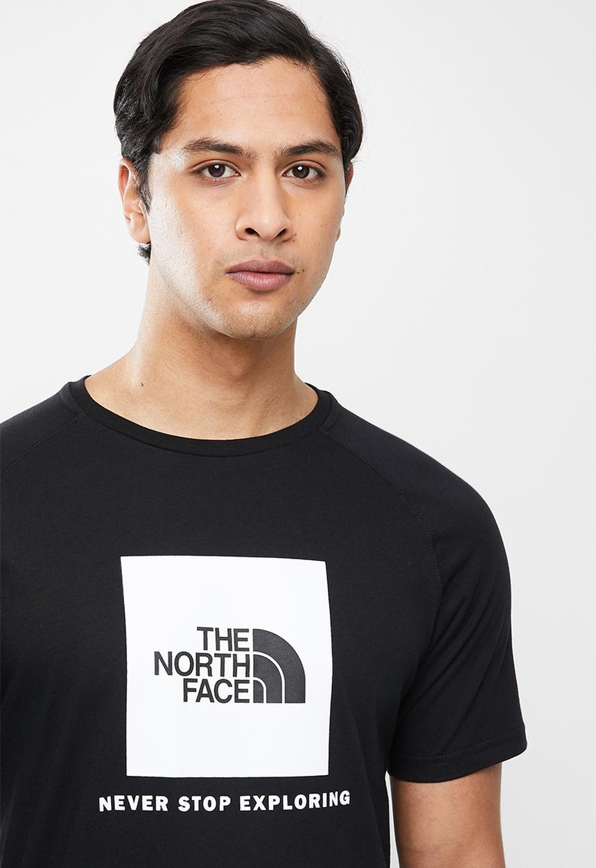 The North Face - Raglan short sleeve redbox tee - black