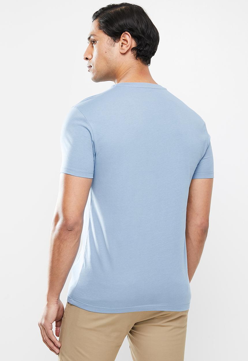 POLO - Lucas short sleeve tee - light blue
