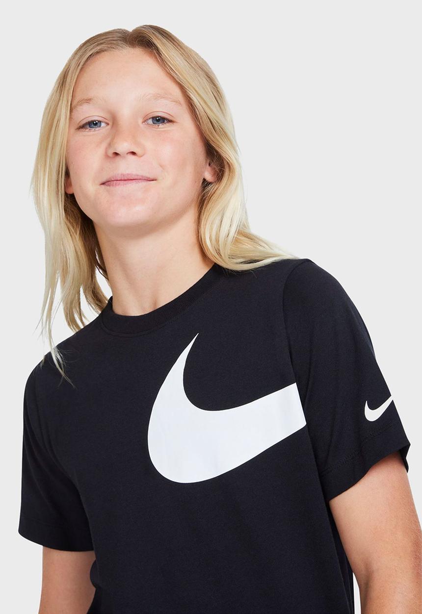 Nike - B nsw tee swoosh pack fa21 - black