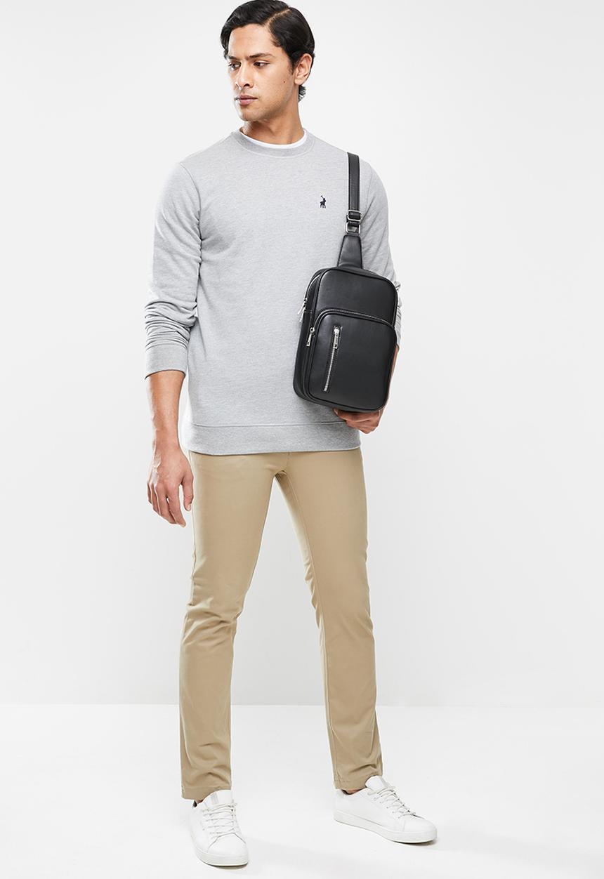 POLO - Aakil crew neck sweat - grey