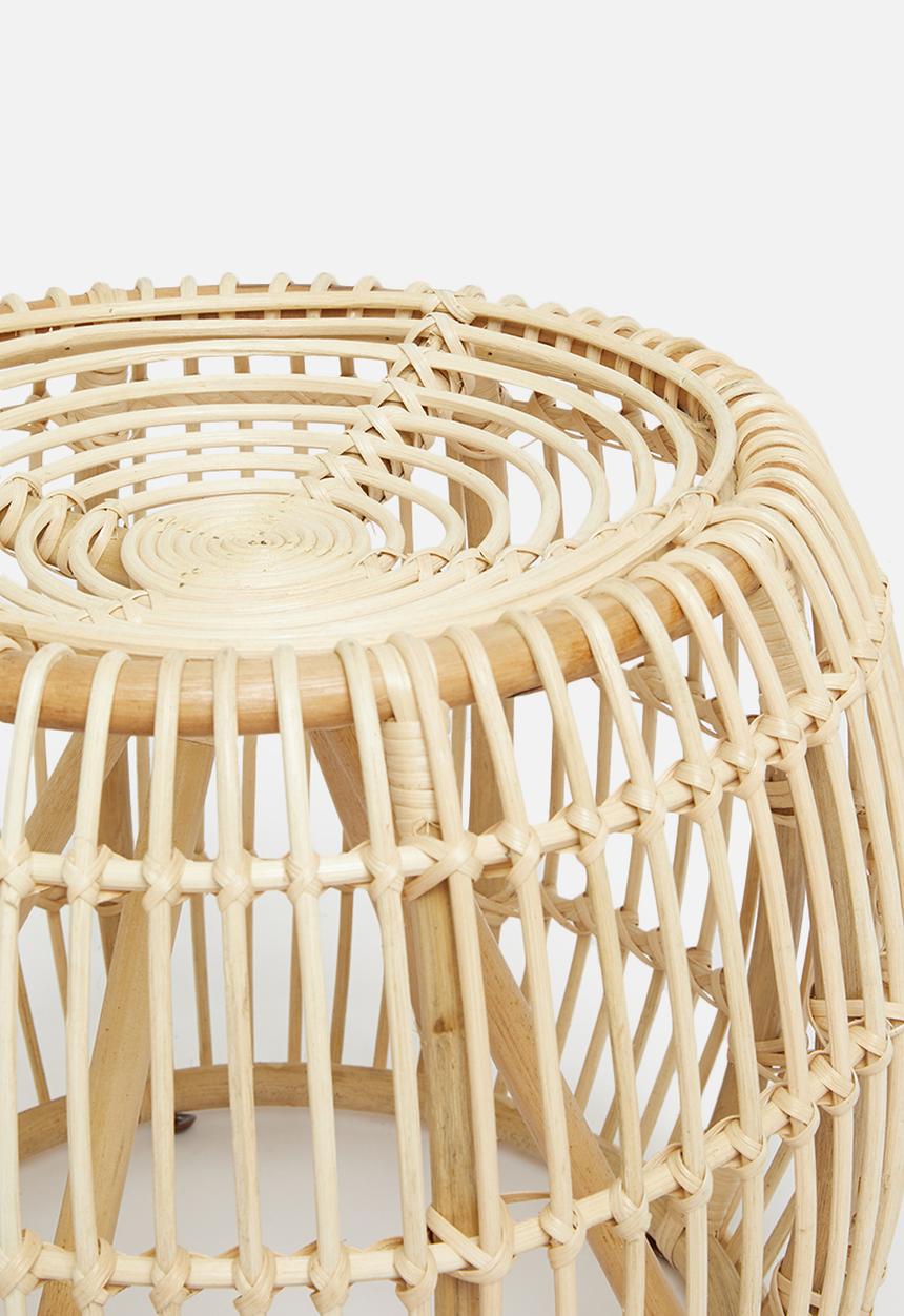 Sixth Floor - Coco rattan stool - natural