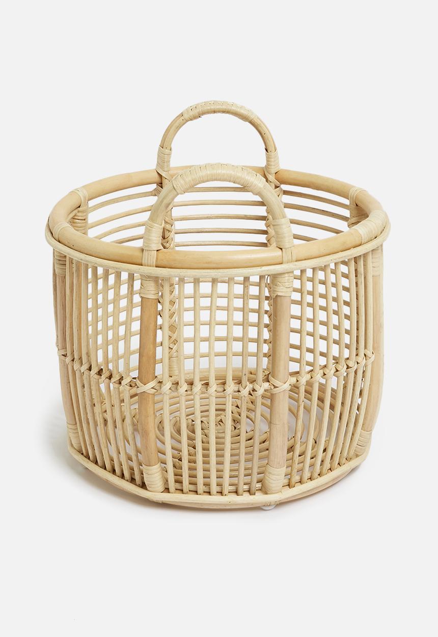 Sixth Floor - Rattan toy basket - natural
