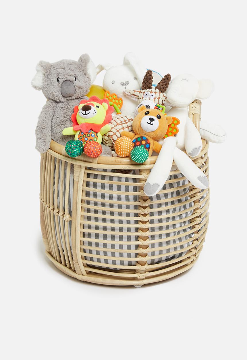 Sixth Floor - Rattan toy basket - natural