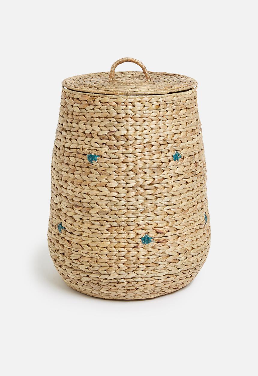 Sixth Floor - Polka laundry baskey - natural