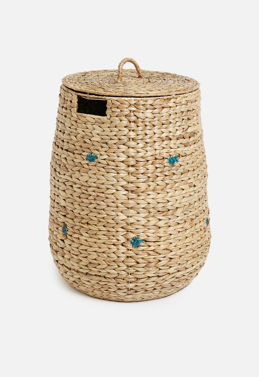 Sixth Floor - Polka laundry baskey - natural