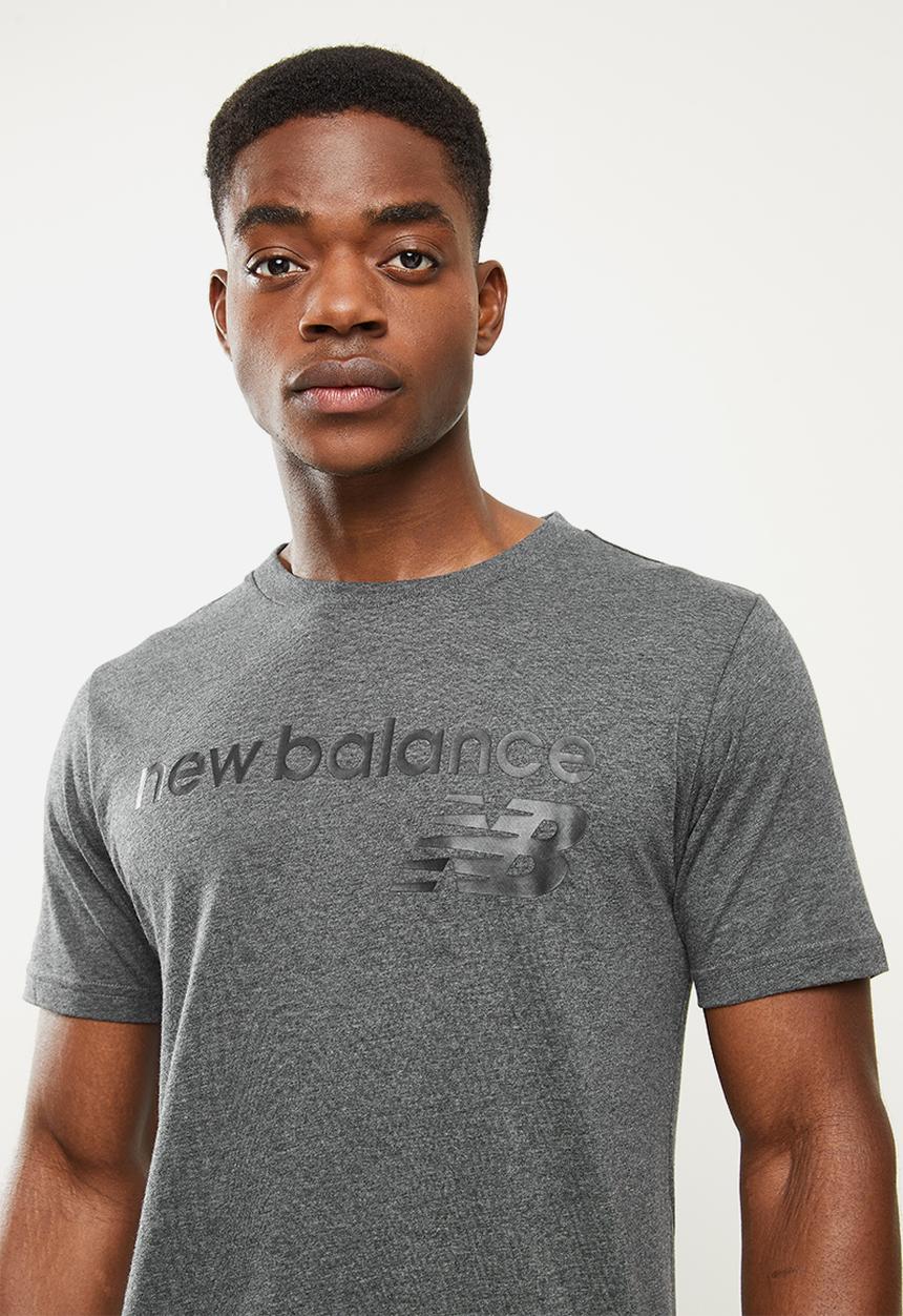 New Balance  - Nb classics core tee - heather charcoal