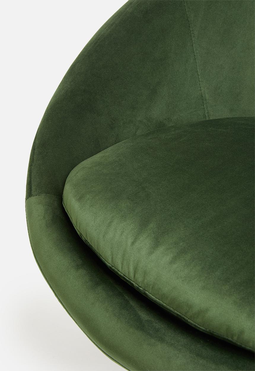 Sixth Floor - Center lounge chair - forest green