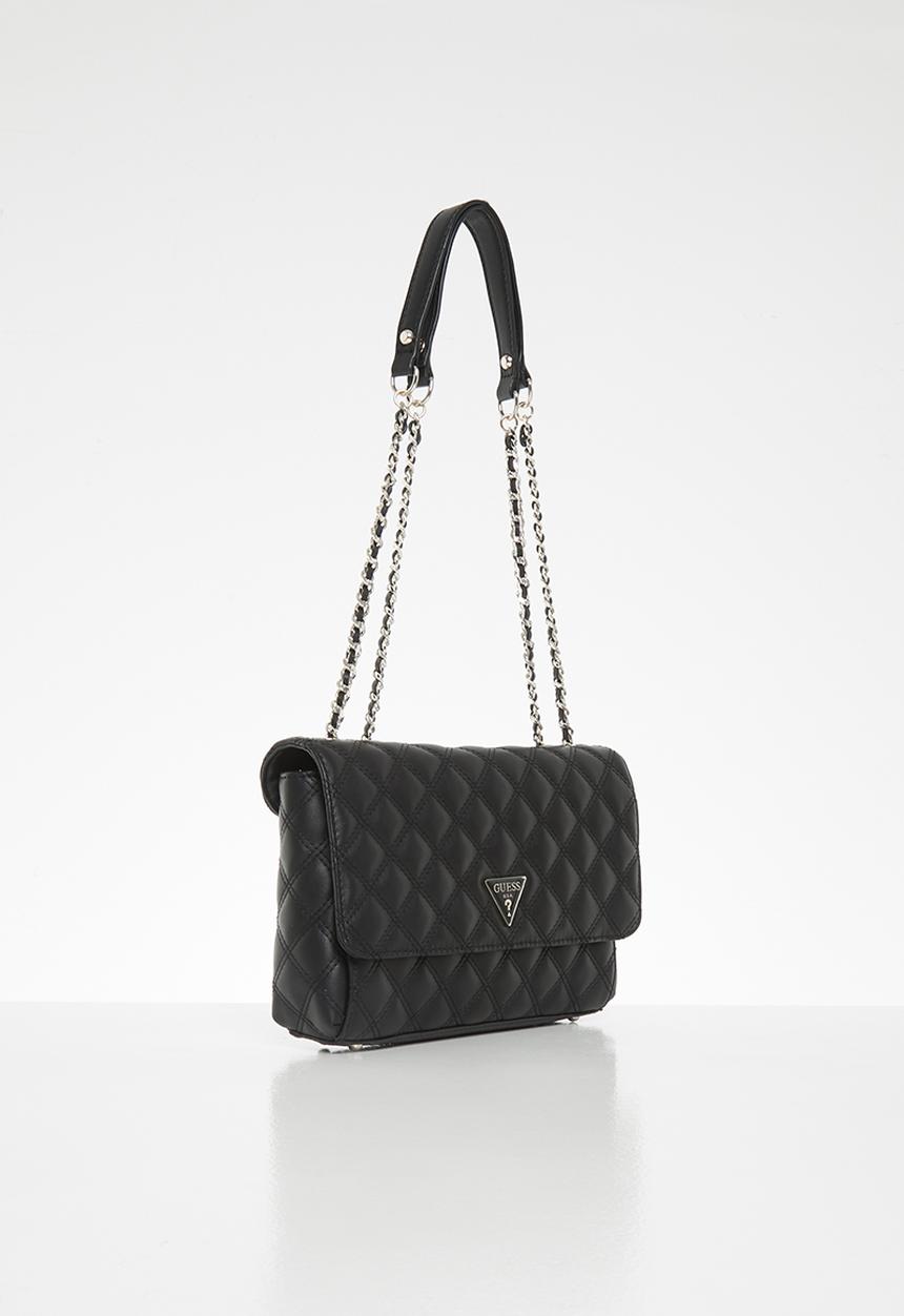 GUESS - Cessily convertible xbody flap - black