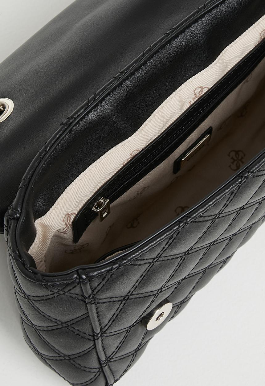 GUESS - Cessily convertible xbody flap - black