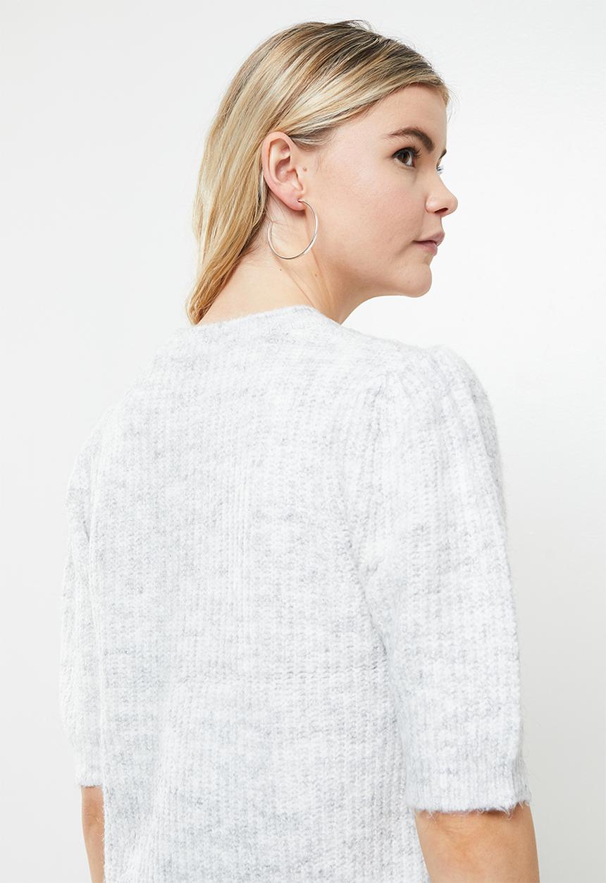 Cotton On - Short sleeve multi pullover - grey 