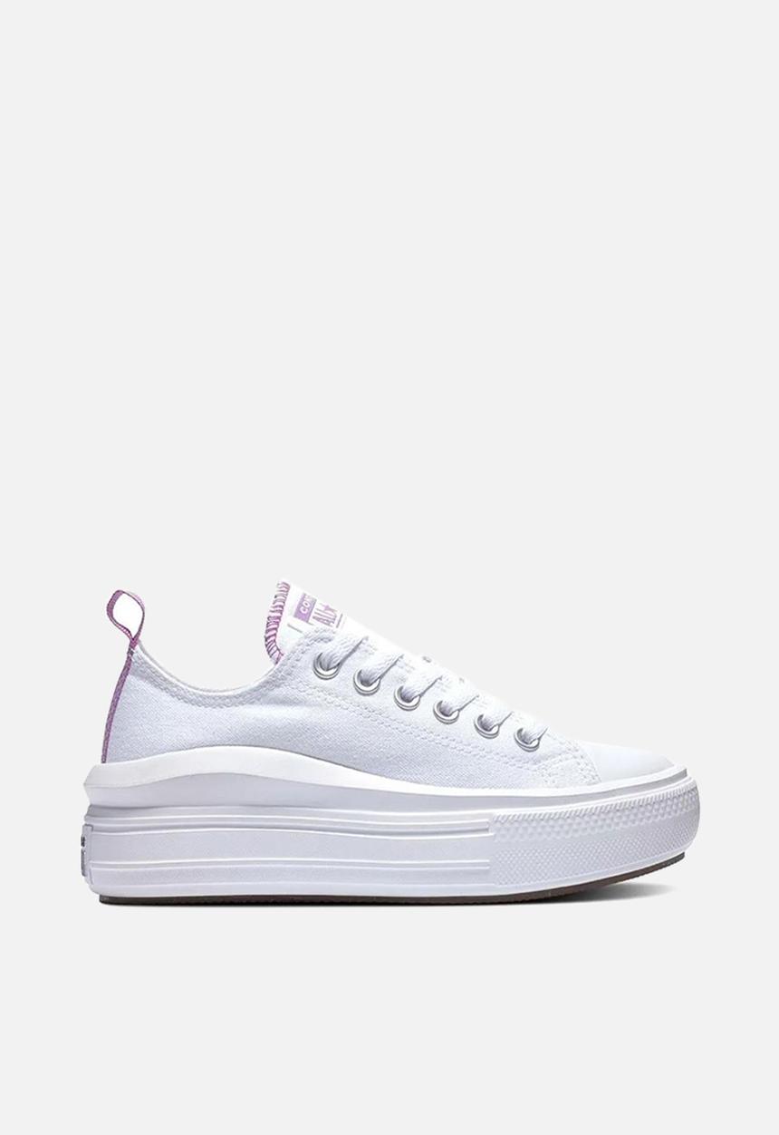 Converse - Chuck taylor all star move ox - white/pixel purple/white