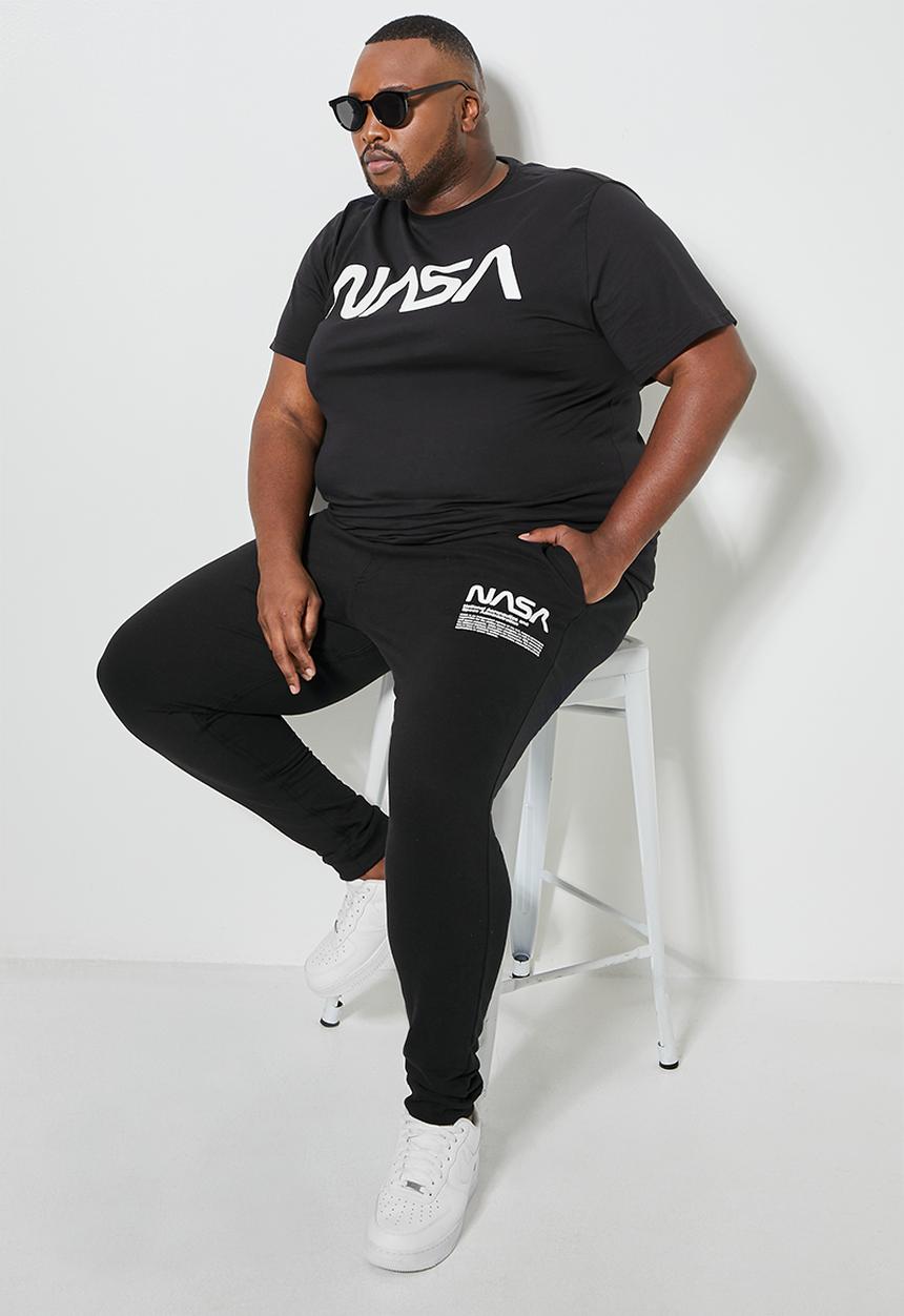 Superbalist - Plus slim nasa sweatpants - black